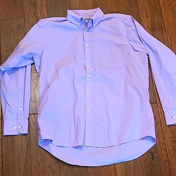 💥3for$12💥 Izod checkered button-up dress shirt size Large. Neck size 16-16.5 - Picture 1 of 6